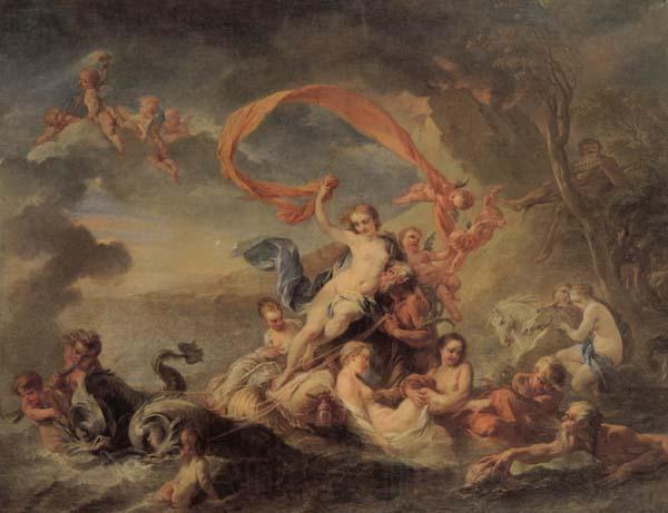 Jean Baptiste van Loo The Triumph of Galatea France oil painting art